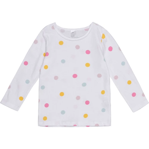 Пижамный лонгслив H&M 5236258 92 см белый