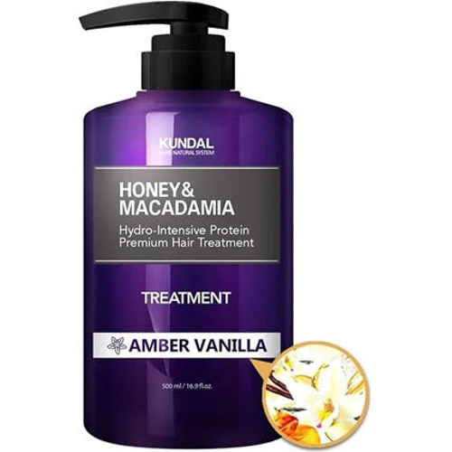 Kundal Honey & Macadamia Treatment Amber Vanilla Кондиционер-маска для волос Янтарная ваниль 500 ml: Пол Для женщин