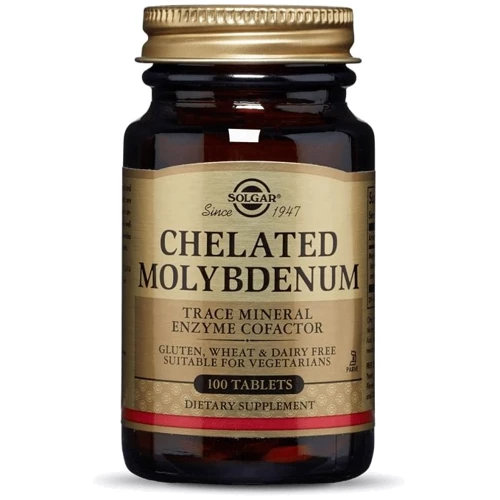 Solgar Chelated Molybdenum 150 mcg 100 tabs