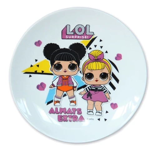 Набор детской посуды Галерея стекла и фарфора "L.O.L.Surprise! Totally awesome" 3 пр. (76001100)