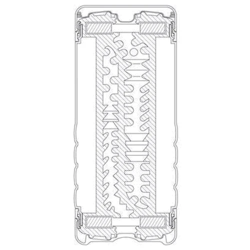 Мастурбатор Tenga Double Hole Cup, 15x6 см