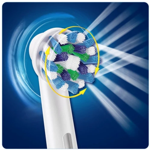 Зубная щетка Braun Oral-B Vitality D100.413.1 PRO Cross Action (блистер): Технология чистки возвратно-вращательная