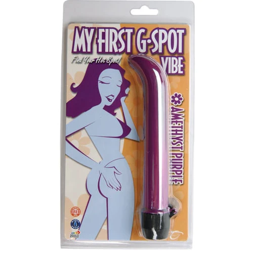 Вибратор для точки G My First G-Spot 7.5", 18.4x2.5, пурпурный
