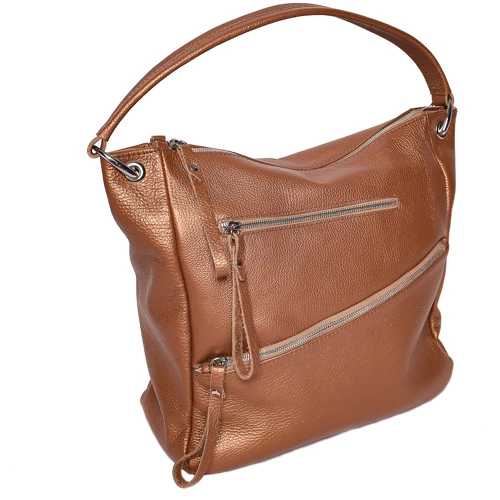 Жіноча сумка-мішок ARTiS Bags коричнева (17305844): Фактура матова, Зерниста
