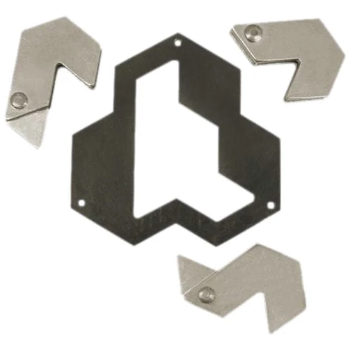 4* Шестиугольник (Huzzle Hexagon) Головоломка из металла