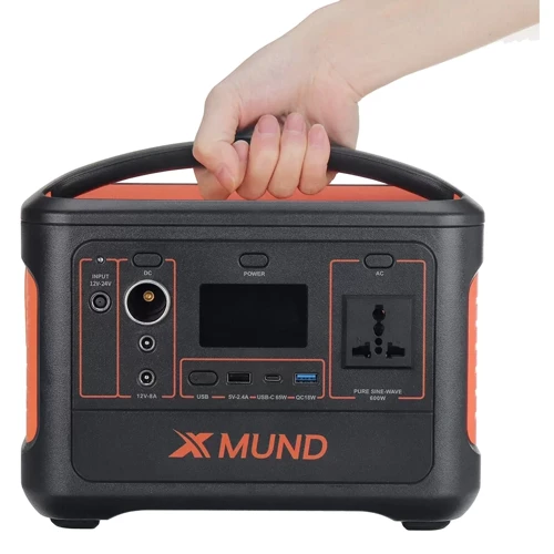 Зарядная станция XMUND XD-PS10 500Wh 153600mAh 600W Portable Power Station (XD-PS10): Количество USB 3