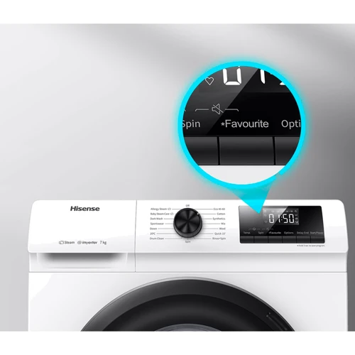 Стиральная машина Hisense WFQP6012VM/IRV: Загрузка белья (стирка), кг 6