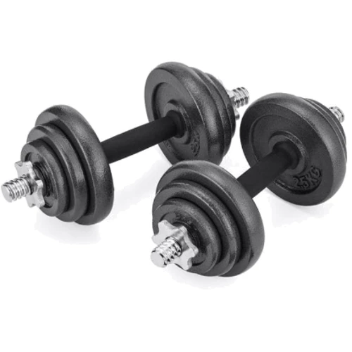 Гантель Hop-Sport Gymtek чугунные 2х10 кг: Покрытие хром
