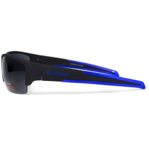 Спортивні окуляри Окуляри поляризаційні BluWater Daytona-2 Polarized (gray) сірі в чорно-синій оправі (4ДЕЙТ2-Г20П): Тип Открытые
