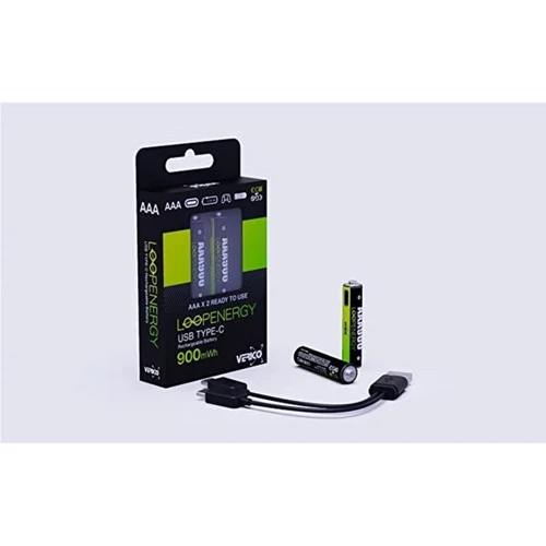 Verico Loop Energy AAA USB Type-C 600mAh (1UDBT-A2WEBC-NN)