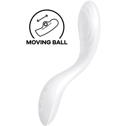 Вибратор с жемчужной стимуляцией точки G Satisfyer Rrrolling Pleasure White