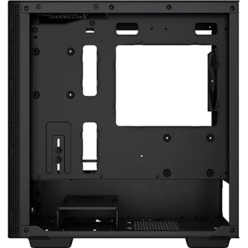 Корпус DeepCool CH370 Black (R-CH370-BKNAM1-G-1): Материал передней панели пластик