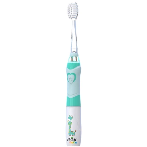 Зубная щетка Vega Kids VK-400B LIGHT-UP голубая: Назначение детская