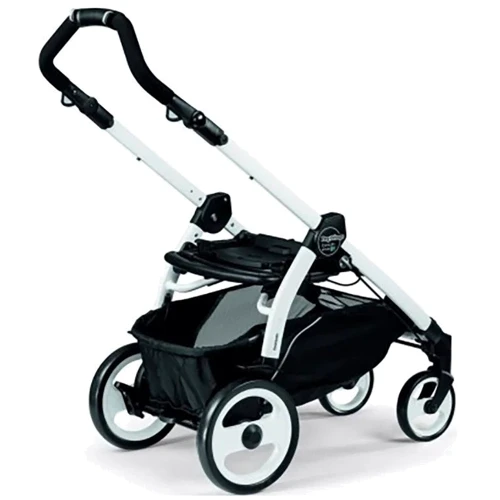 Коляска Peg-Perego прогулянкова Book Plus 51 Блакитний з чорним Біле шасі (PACK05-00000000004): Можливість встановлення люльки нет