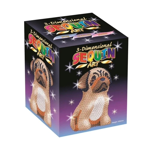 

Набор для творчества Sequin Art 3D Большой Лили Мопс