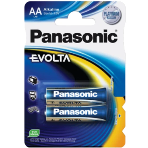 Батарейка Panasonic EVOLTA AA BLI 2 ALKALINE (LR6EGE/2BP)