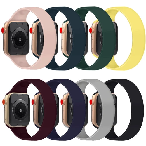 Аксессуар для Watch Fashion Solo Loop Forest Green Size 4 (143mm) for Apple Watch 42/44/45/49mm: Совместимость Apple Watch 49mm, Apple Watch 44mm, Apple Watch 42mm, Apple Watch 45mm