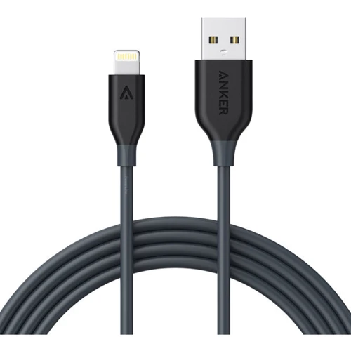 Кабель ANKER USB Cable to Lightning Powerline V3 1.8m Grey (A8112H11)