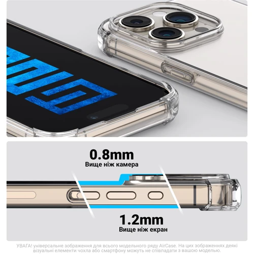 Чохол для телефона ArmorStandart Air Force Transparent for Realme 12 5G (ARM77895): Тип накладка на заднюю часть