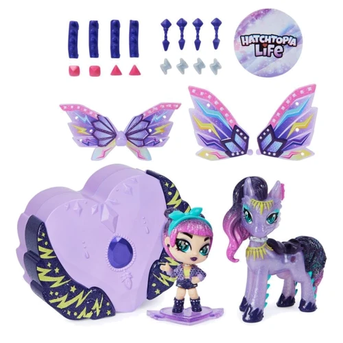 Кукольный набор Hatchimals Pixies Дикие крылья Фея Мел (SM19178-2): Высота, см 7