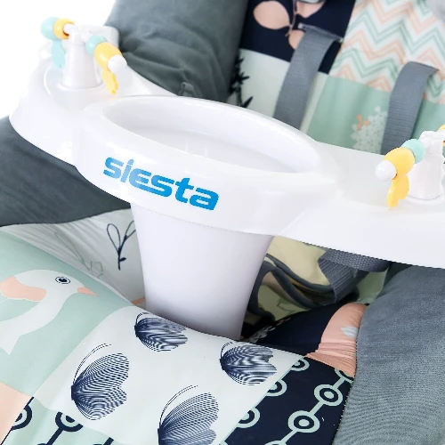 Укачивающий центр Mioobaby Siesta Grey: Конструкция опоры без колесиков