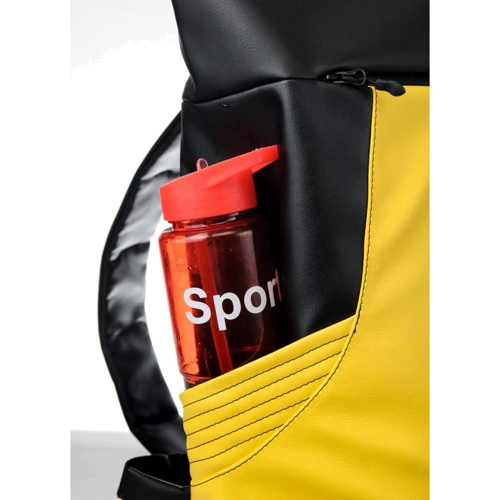 Жіночий рюкзак Sambag RollTop X чорно-жовтий (24320628): Фактура Матовая, Гладкая