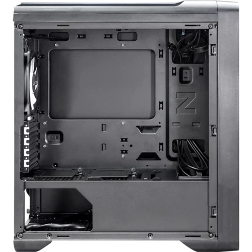 Корпус Zalman M3 Plus RGB: Матеріал передній панелі пластик, сталь