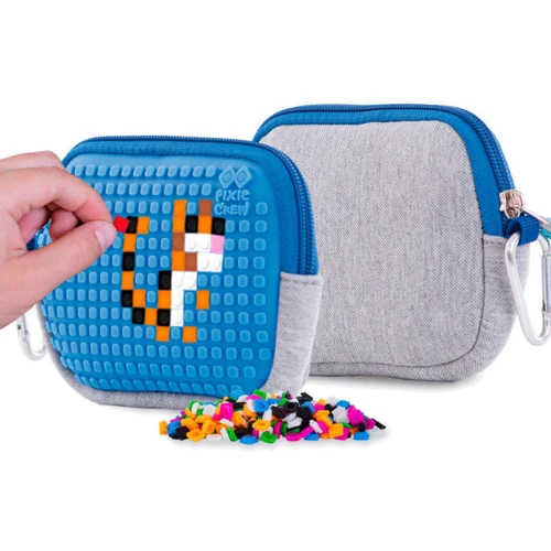 Гаманець для дрібниць Pixie Crew Crazy Colors сірий і блакитний (PXA-07-21): Стать хлопчик, дівчинка