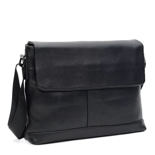 Чоловіча сумка листоноша Keizer чорна (K11859bl-black)