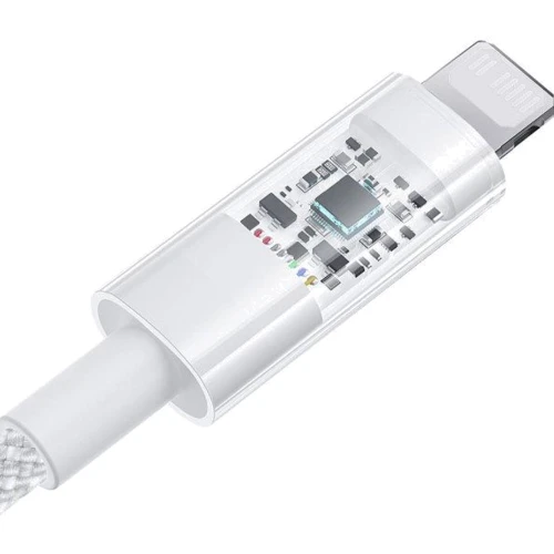 Кабель Baseus Cable USB-C to Lightning Gem Fast-Charging 20W 1m White (P10373001211-00): Довжина 1 м