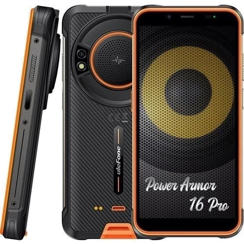 Смартфон Ulefone Power Armor 16 Pro 4/64GB Black/Orange (UA UCRF): Дисплей 5.93" IPS LCD (720 x 1440) / 271 ppi