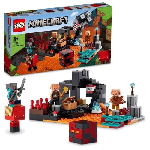 Конструктор LEGO Minecraft Бастион Нижнего мира 300 деталей (21185): Серия MINECRAFT