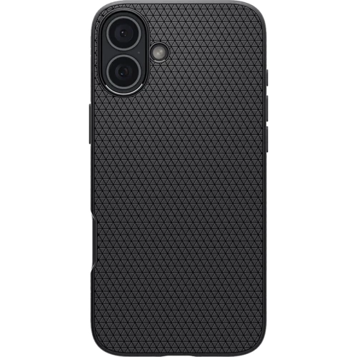 Чехол для iPhone Spigen Liquid Air Matte Black (ACS08066) for iPhone 16 Plus: Цвет черный