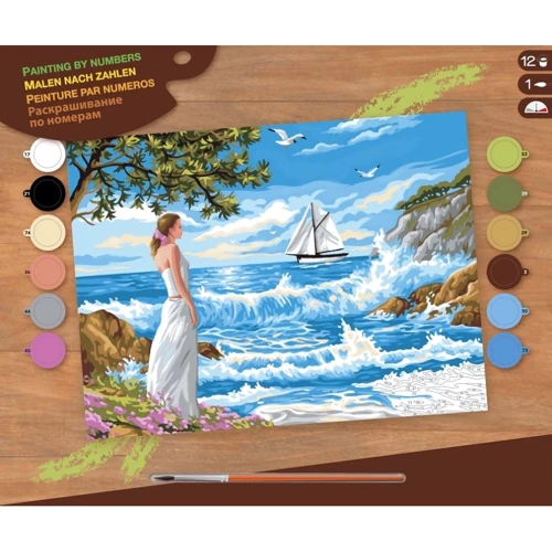 

Набор для творчества Sequin Art Painting By Numbers Senior Whispering Shores