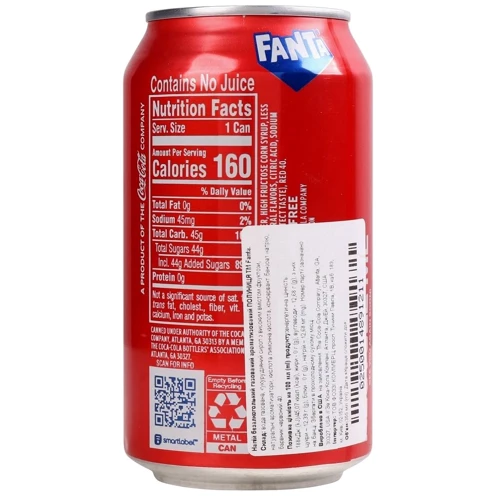 Напиток газированный Fanta Strawberry 355 ml