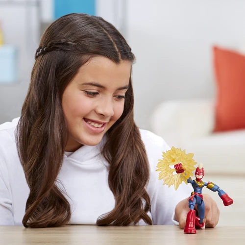 Фігурка Hasbro Месники Бенди 15 см E7872Avengers Bend And Flex Captain Marvel (E7377_E7872): Серія Marvel