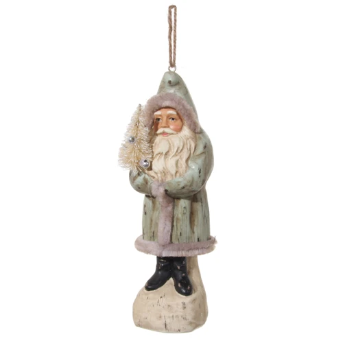 

Новогодний декор Санта Shishi синий 15 см (46485)