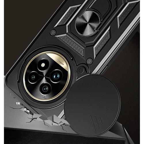 Чехол для телефонов BeCover Military Black for Realme 13 Plus 5G (713076): Тип накладка на заднюю часть