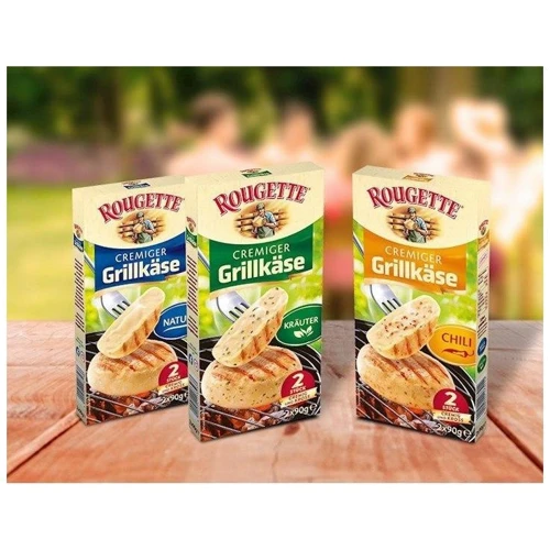 Сыр Rougette Grillkase (сливочный), 2х90, 55% (WT3630): Текстура кремовая