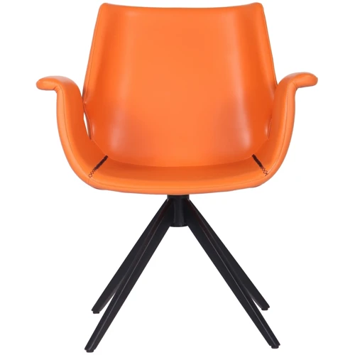 Кресло AMF Vert orange leather (545654): Материал каркаса металл