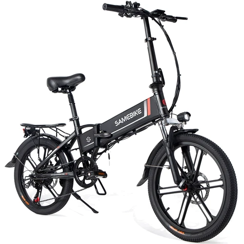 Электровелосипед SAMEBIKE 20LVXD30-II (350 Вт, 10 А/ч, 48 В), колеса 20", черный: Допустимая нагрузка, кг 120
