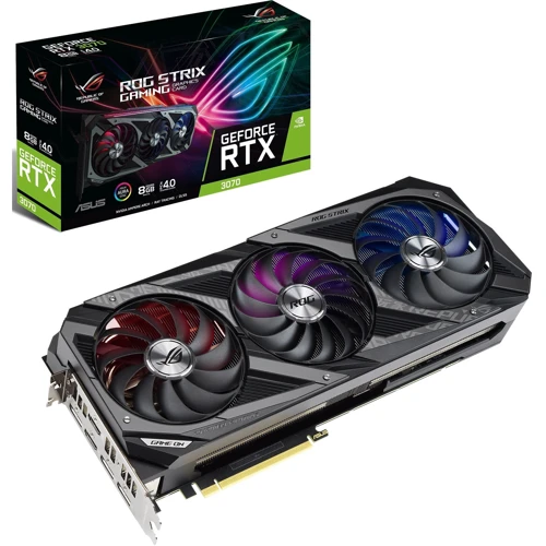 Відеокарта ASUS ROG-STRIX-RTX3070-8G-GAMING: Обсяг пам'яті, Гб 8