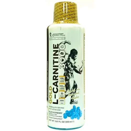 Жироспалювач Kevin Levrone Gold L-Carnitine 3000 mg 500 ml / 33 servings / blue raspberry