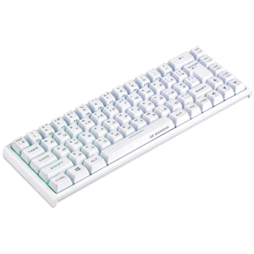 Клавиатура 2E KG360 RGB Wireless White (2E-KG360UWT): Тип клавиатуры компактная
