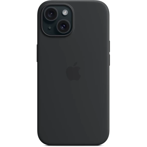 Чехол для iPhone Apple iPhone 15 Silicone Case with MagSafe - Black (MXPD3ZM/A): Тип аксессуара чехол
