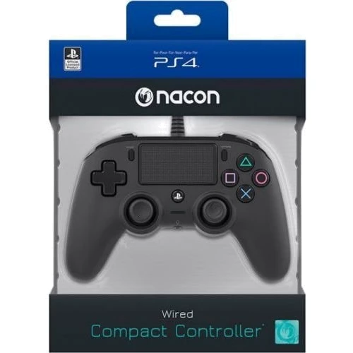 Аксесуар для приставки Nacon Wired Compact PlayStation 4 Controller Black (PS4): Сумісність PlayStation 4