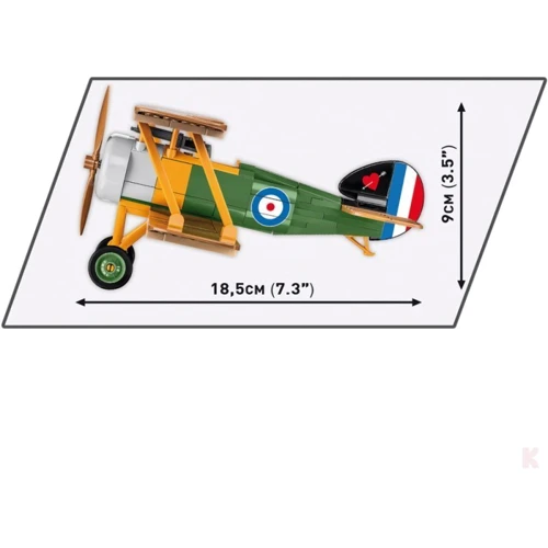 Конструктор Cobi Первая Мировая Война Самолет Sopwith Camel F.1, 176 деталей фото 5