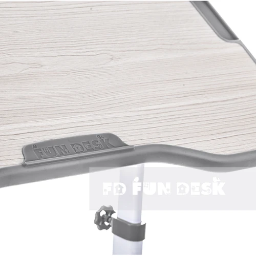 Комплект FunDesk Парта і стілець-трансформери Vivo II Grey