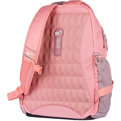 Рюкзак YES T-120 Urban disign style, серый/розовый (552497): Пол ребенка Для девочек