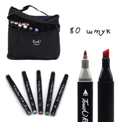 Набор двусторонних маркеров Mic Touch 80 шт (TOUCH-5)